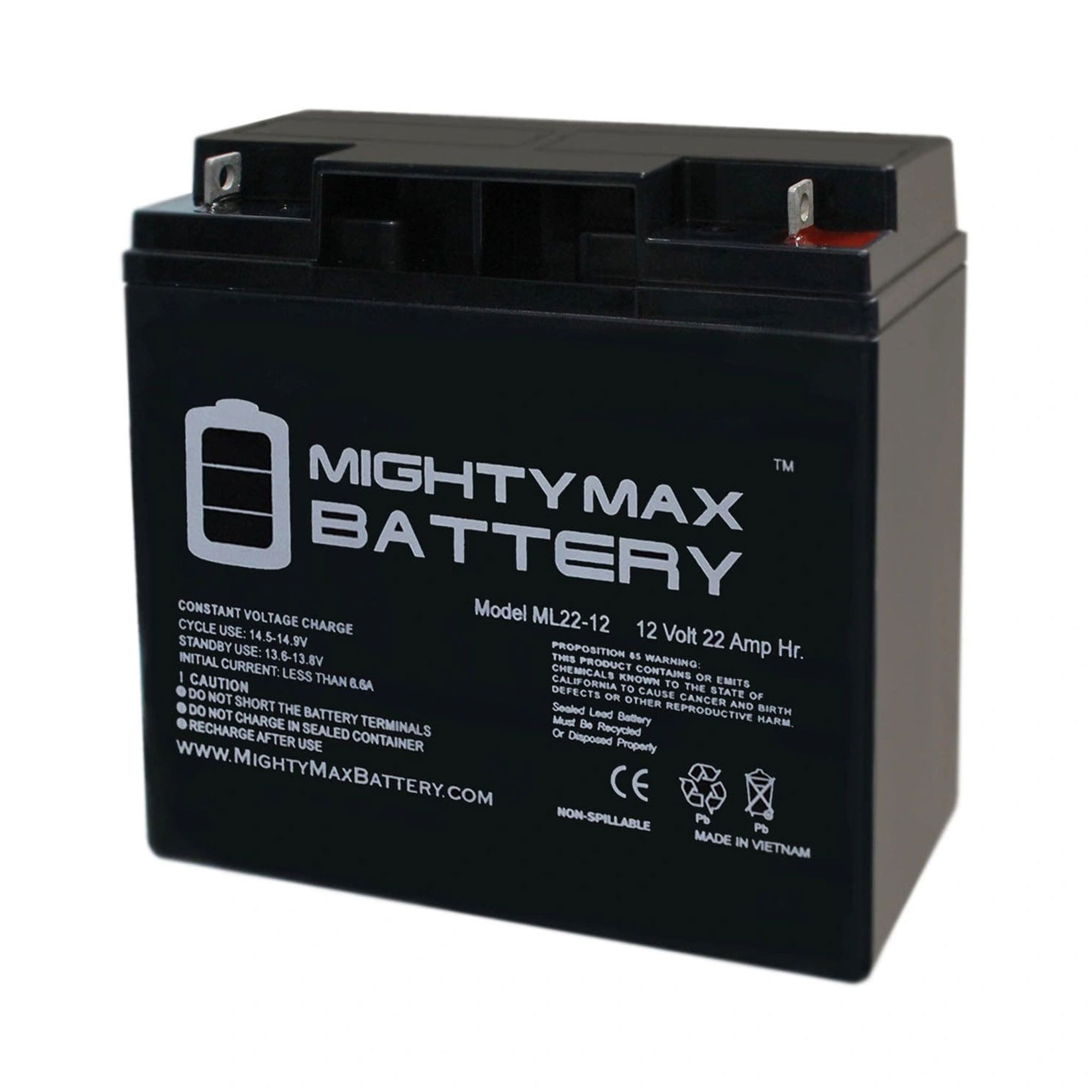 Mighty Max 22AH 12V AGM Battery